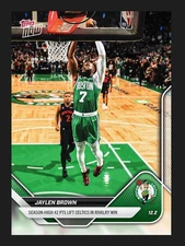 Jaylen Brown - 2025-26 NBA Topps NOW® - Card 71 Presale