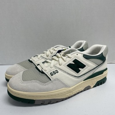 New Balance 550 Sea Salt Pack - Marsh Green BB550CPE Size 9.5 White Low Top Shoe