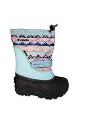 Columbia Youth Powderbug Plus II Print winter snow boot. Size 1Y