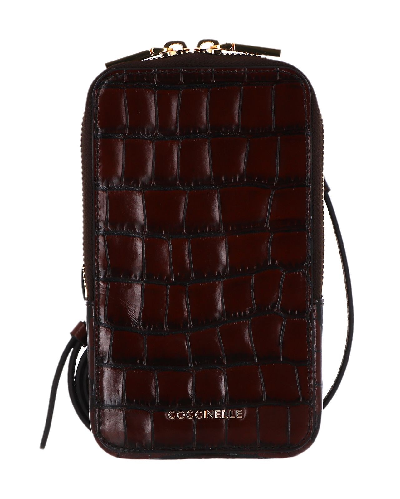 COCCINELLE phone bag Flor Croco Hi-Tech Phone Bag Vintage