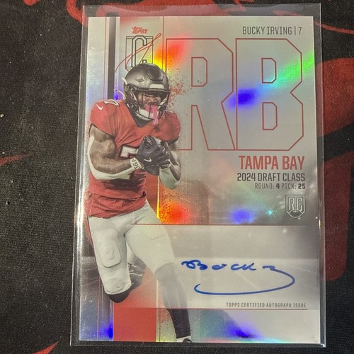2024 Topps Signature Class - Rookie Chrome Autographs Bucky Irving #RCV-BI AUTO