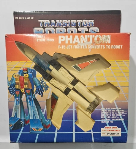 Vintage Four Star Phantom F-15 Jet Fighter - Transformers Transistor Robots 1985