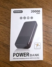Portable Charger 20000mAh 22.5W Power Bank Built In Cables Fast Charging Travel