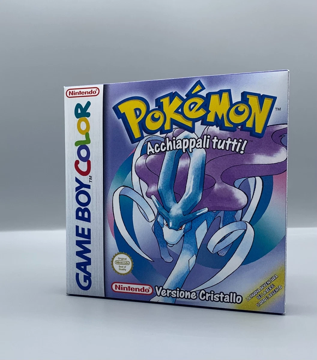 Pokémon Version Cristal (GBC) - PAL ITA - Jeu Nintendo Game Boy Color - Bon état