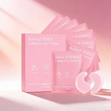 Instalift PDRN CollagenEye Patches, Deeply Hydrating Eye Mask, 8 Pairs