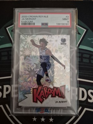 2020/21 Panini Crown Royale Basketball JA MORANT Kaboom Case Hit PSA 9    