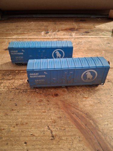 Lote HO de colección Athearn 2092 Great Nothern Grain Car 6793 Atlas Kadee desgastado | Condition: Used