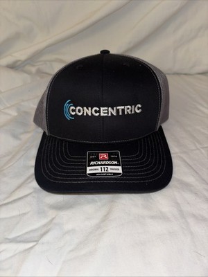 Concentric Black/grey snap back one size fits most 