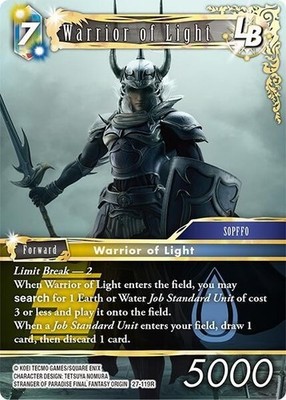 Warrior of Light Foil - 27-119R NM - Final Fantasy