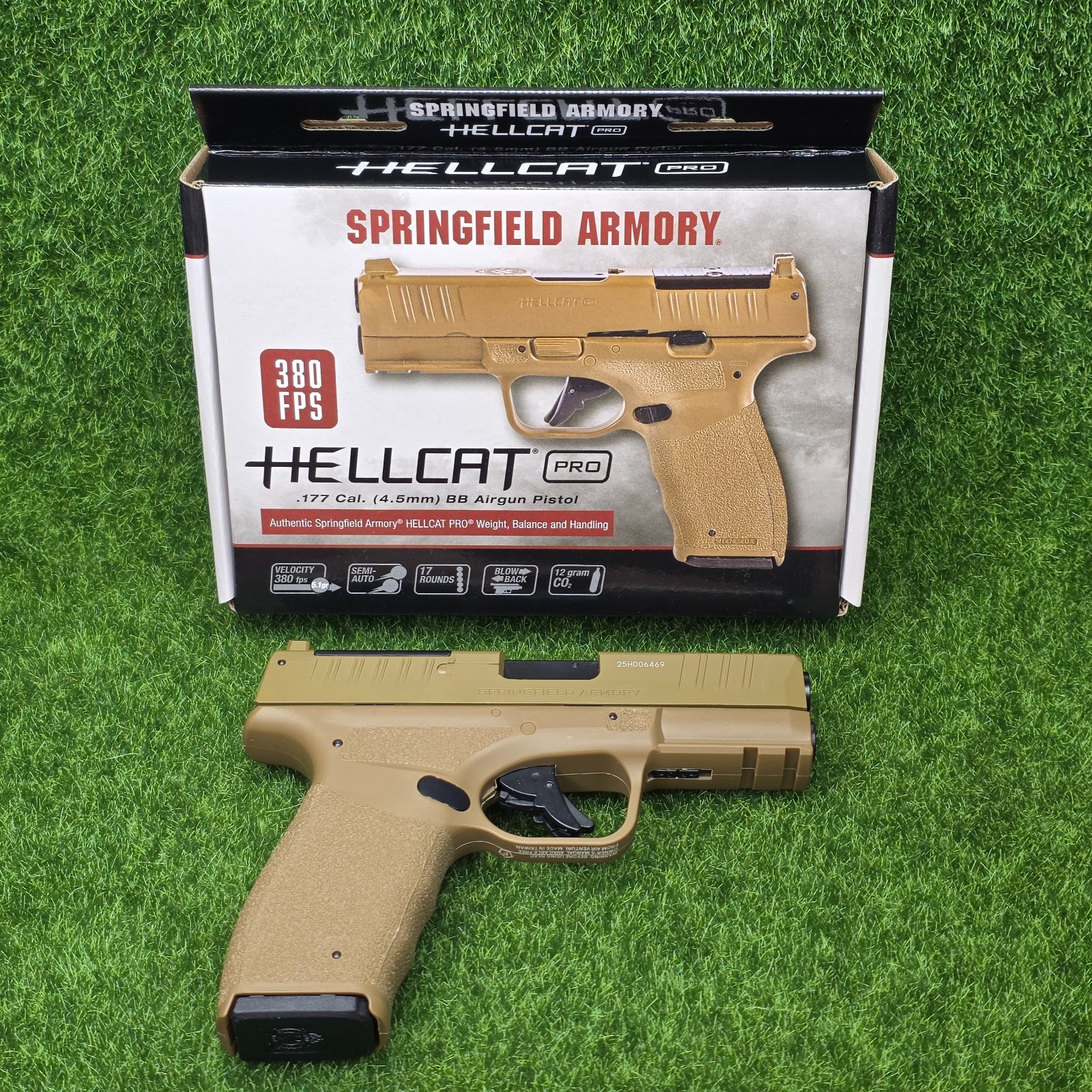 Air Venturi Springfield Armory Hellcat Pro CO2 BB Pistol .177 - SA ...