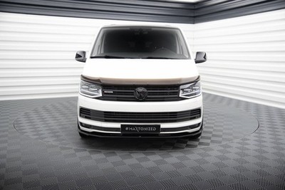 Maxton Design Frontlippe V.2 passend für VW T6 schwarz Hochglanz