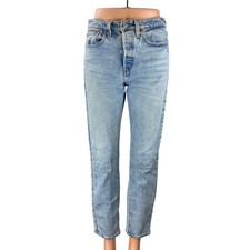 Levi's Wedgie Women's Blue Light Wash High Rise Straight Denim Jeans Size 27