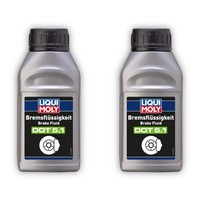 2X BremsflüSsigkeit Liqui Moly 21161 BremsflüSsigkeit DOT 5.1 Brake Fluid 500 Ml