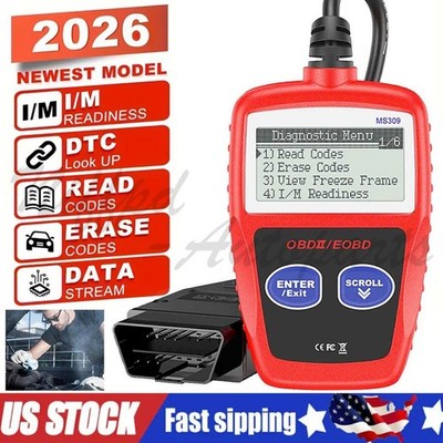 MS309 Automotive Code Reader OBD2 Scanner Diagnostic Tool Car Check Engine Fault