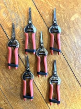 6 Stainless Steel Harvesting Pruning Vineyard Fruit Shears Curved Blade