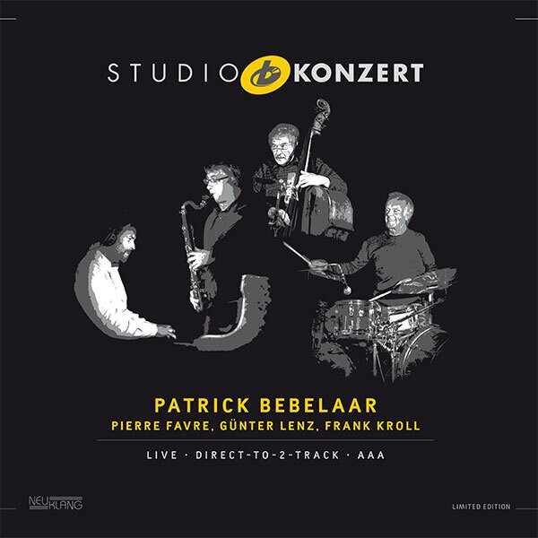 Patrick Bebelaar, Pierre Favre, Günter Lenz & Frank Kr Studio Konzert (Vinyl LP)