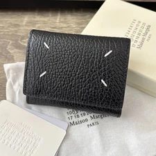Maison Margiela MM11 Tri-fold Wallet Black Mini Wallet outlet F/S JP