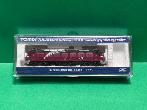 TOMIX 7126 EF81 Hokutosei color H goma gris | Zustand: Like New