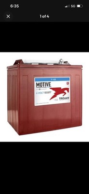 Trojan T-105 Plus 6V Deep-Cycle Battery