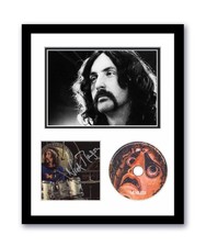 Pink Floyd Nick Mason Autograph Signed 11x14 Custom Framed CD Photo Pompeii COA