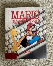 Mario Teaches Typing Big Box PC 1995 Dos CIB