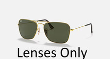Genuine Ray-Ban RB3136 Caravan - Replacement Lenses - 181 G-15 green - Size 58