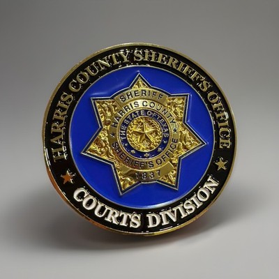 RARE Houston Texas Harris County Sheriff s Office Court Division Challenge Coin