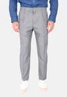 Men's Elegant Tailored Pants Made in Italy Wide Leg Pliers Pants