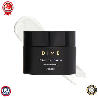 Dime Beauty Dewy Day Cream 1.7oz Hydrating Face Moisturizer Rosehip Mushroom USA