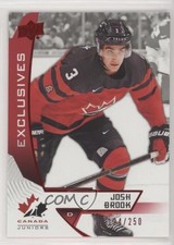 2019 Upper Deck Team Canada Juniors Exclusives 124/250 Josh Brook #32 0a4