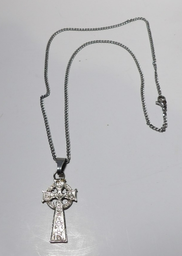 Vintage 1989 Black Sabbath Headless Cross Tour Crucifix Pendant 20