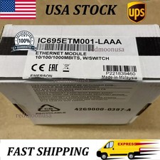 Emerson IC695ETM001-LAAA Ethernet Module for RX3i PLC NEW in Box US Free TAX