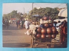 Postcard Ivory Coast North Market Scene circa 1980