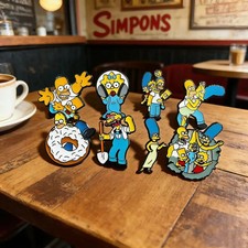 8pcs Cartoon Pins Set Funny Creativity Badges for Backpack Clothes Brooch Access