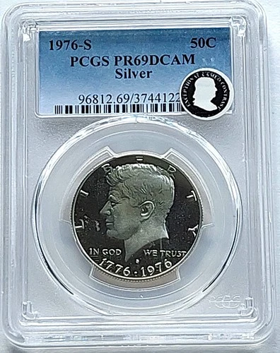 1976 -S Kennedy 50 C, PCGS PR 69 DCAM, nice silver coin           # 2151,#72-18