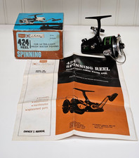Vintage Sears Roebuck Ted Williams 424 Spinning Reel in Box - Made in Korea