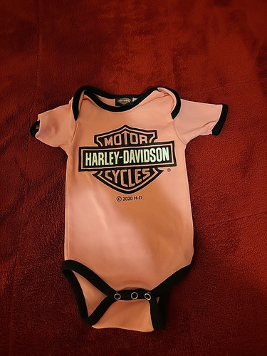 Harley Davidson Baby Size3/months One Piece - Picture 1 of 4