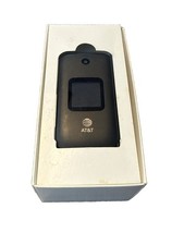 AT T Alcatel SMARTFLIP 4G LTE Flip Phone Black w/ Original Box Tested Works