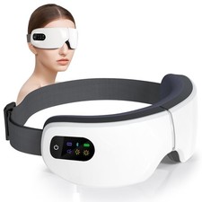 ZZR SEVEN Eye Massager w/ Heat, 7 Modes, Vibration, Eye Mask, Bluetooth, Portabl