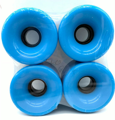 BLANK LONGBOARD WHEELS Cyan 70mm 80a Cruiser Freestyle Rollen Blaugrün RollenSet