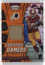 2018 Certified Certified Gamers Mirror Orange 143/149 Jordan Reed #CG-JR 14md