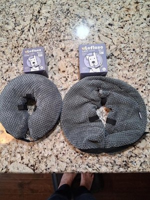 DOG RECOVERY COLLARS   USED FOR SURGERY OR PROTECTING AREAS   2 sizes