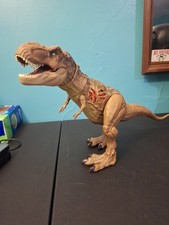 Jurassic World Extreme Damage Tyrannosaurus Rex Action Figure Battle-Ready T-Rex
