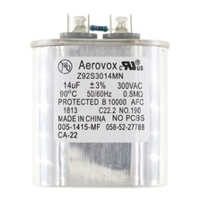Universal 005-1415-bh Hid Lighting Capacitor 14f 3 Mfd Z92s3014mn 300vac Universal 005-1415-bh Hid Lighting Capacitor 14f 3 Mfd Z92s3014mn 300vac
