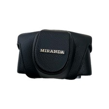 Miranda Leather Camera Case Only Black With Velvet Interior Made In Japan Snap