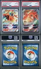 Pokemon SWSH Charizard VSTAR  Brilliant Stars & Crown Zenith PSA 10 SEQ SET