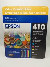 Genuine Epson 410 Ink Cartridge B/C/M/Y-For X830 XP7100 Printer-Photo-OEM 5PK E2