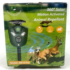 360° Solar Motion Activated Animal Repellent AR16 Pro NEW