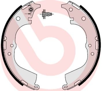 Brembo S 83 537 Bremsbackensatz Hinten FüR Toyota VW-image