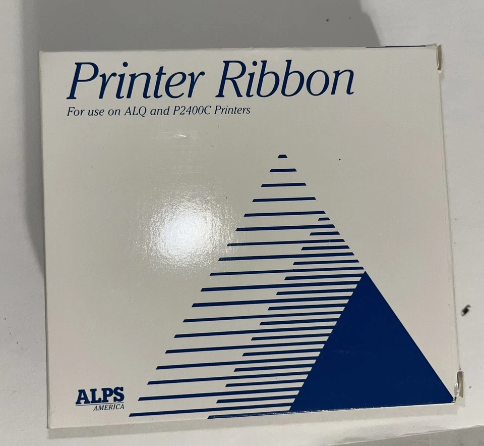ALPS 2 Color Ribbon 2 Black Ribbon New In Box - Image 3 of 4